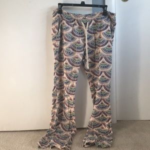 Beachy printed pants